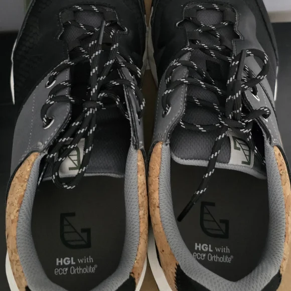 Trillium Black and Gray Sneakers with Tan Accents - Picture 3 of 8